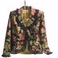 Anthracite Floral Prlnt Jacket (for Women)