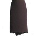 Aura Textured Crepe Skirt (for Women)