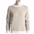 Avalin Boatneck Sweater With Taping (for Women)