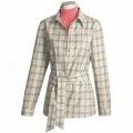 Barry Bricken Luxury Wool Bslted Shirt Jacket For Women)