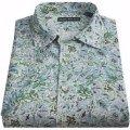 Barry Bricken Shirt - Siilk-cotton, Floral Print, Short Sleeve (for Men)