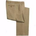 Barry Bricken Wool Pants - Strretch Gabardine, Pleated Front (for Men)