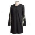 Calida Contrast Stripe Nightshirt - Llng Sleeve (for Women)