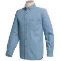 Cotton Denim Shirt - Long Sleeve (for Men)