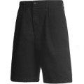 Cotton Twill Pleated Shorts (for Men)