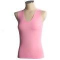 Cyrus Notched V-neck Shell - Sleeveless (for Women)