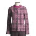 Harve Benard Novelty Tweed Jacket (for Women)