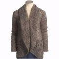 Helen Welsh Signature Sweater With Scarf - Open Crochet (for Women)