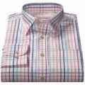 James Tatetrsall Sport Shirt - Classic Windowpane, Long Sleeve  (for