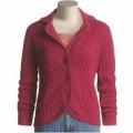 Jared Ross An August Silk Company Cardigan Sweater - Cable-knit (for Women)