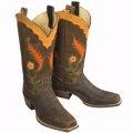 Justin Vintage Cowboy Boots - Floral (for Men)