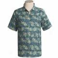 Kahala Silk Aloha Print Shirt - Short Sleeve (Toward Men)