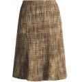 Korinna Basketweave Plaid Skirt (for Women)