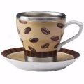 Liquid Solutions Pearl Coffee Cup And Saucer