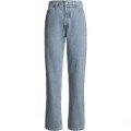 Straight Leg Jeans - Cotton Denim (for Women)