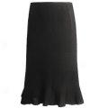 Susan Bristol Pebble Crepe Skirt With Flounce (for Women)