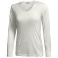 Terramar Long Underwear Silk Scoop Neck Top - Long Sleeve (for Women