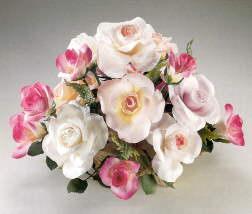 Boehm Porcelain Circle Of Roses Centerpiece