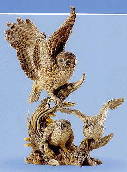 Boehm Porceain Spotted Owls