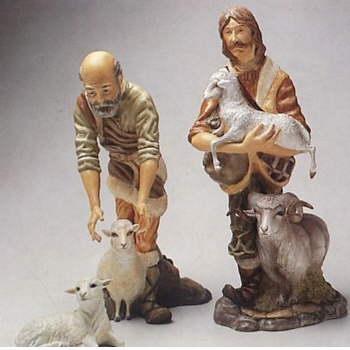 Boehm Porcelain The Spirit Of Bethlehem Handpainted Bisque: Young Shepherd