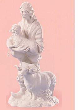 Boehm Porcelain The Spirit Of Bethlehem Bisque: Young Shepherd