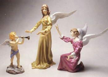Boehm Porcelain The Spirit Of Bethlehsm Handpainted Bisque: Kneeling Angel