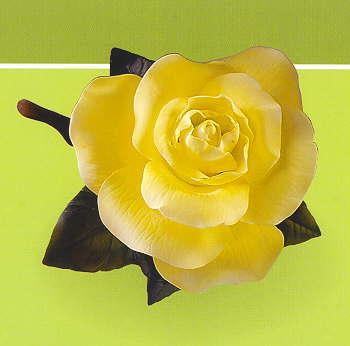 Boehm Porcelain Yellow Rose Of Texas