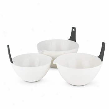 Dansk Prep E Plastic Mixing Bowls Set Of 3