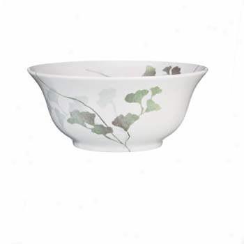 Dansk Whisperwoods Gingko Branch Serving Bowl