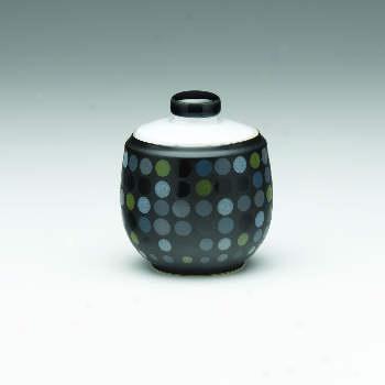 Denby Jet Dots Covered Sugar