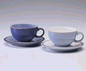 Denby Pottery Azure Jetty Tea Saucer Blue