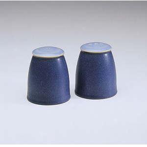 Denby Earthen ware Blue Jet5y Pepper Shaker