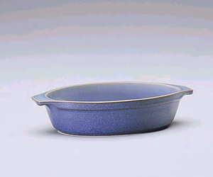 Denby Pottery Blue Jetty Small Oval Dish