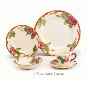 Franciscan Apple 5 Piece Place Setting