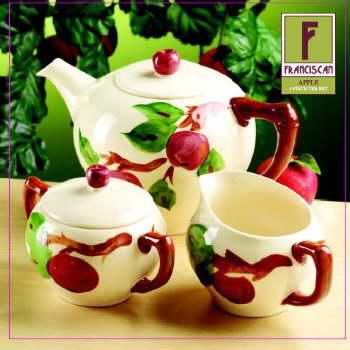 Franciscan Appel Teapot Set