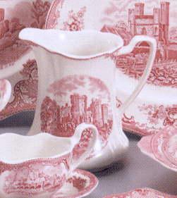 Johnson Brothers Old Britain Castles Pink Milk Jug