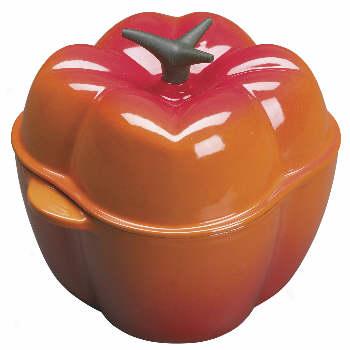 Le Creuset Bell Pepper Casserole Flame