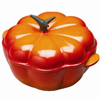 Le Creuset Pumpkin Casserole Flame