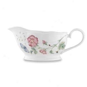 Lenox Butterfly Meadow Gravy Boat With Stand