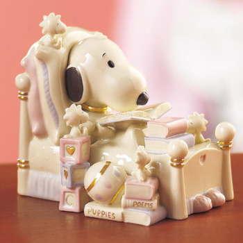 Lenox China Baby Snoopy Bank