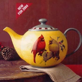 Lenox Everyday China Winter Greetings Teapot