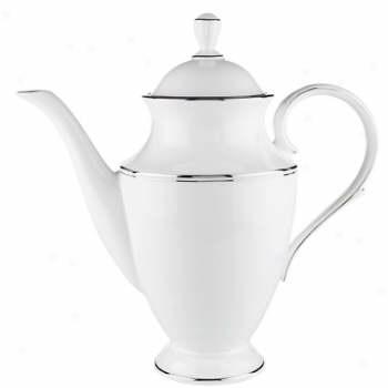 Lenox Fine China Dinnerware Federal Platinum Coffeepot