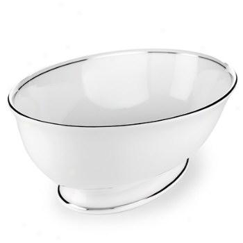 Lenox Fine China Dinnerware Federal Platinum Open Vegetable Bowl