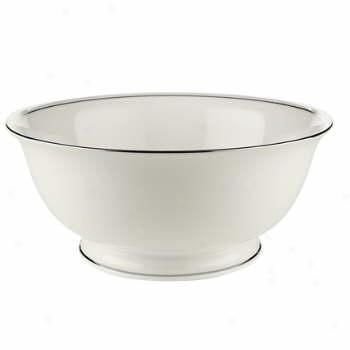 Lenox Fine China Dinnerware Fedrral Platinum Serving Bowl