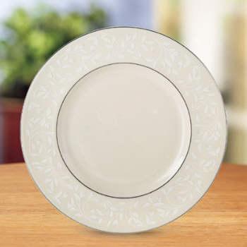 Lenox Linen Rose Accent Plate