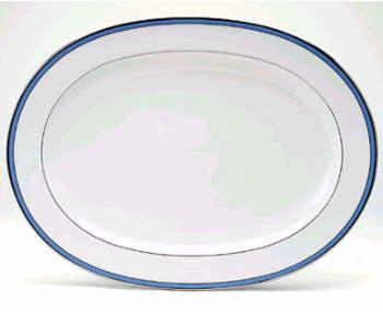 Noritake Aegean Sky Oval Platter Medium