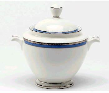 Noritake Aegean Sky Sugar W/cover