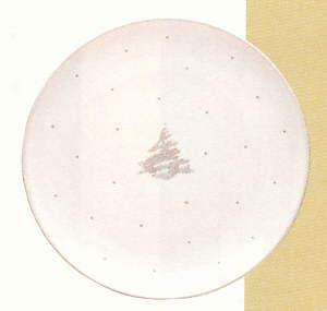 Noritake Colorwave Green Holiday Accent Plate Snow