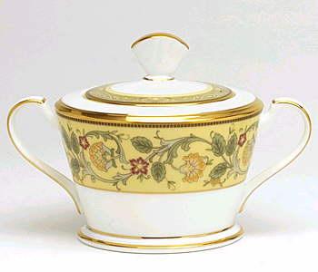 Noritake Golden Pageantry Sugar W/cover