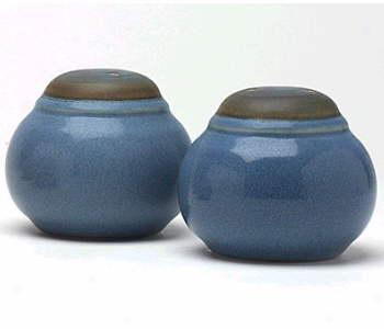 Noritake SanibelB lue Salt & Pepper